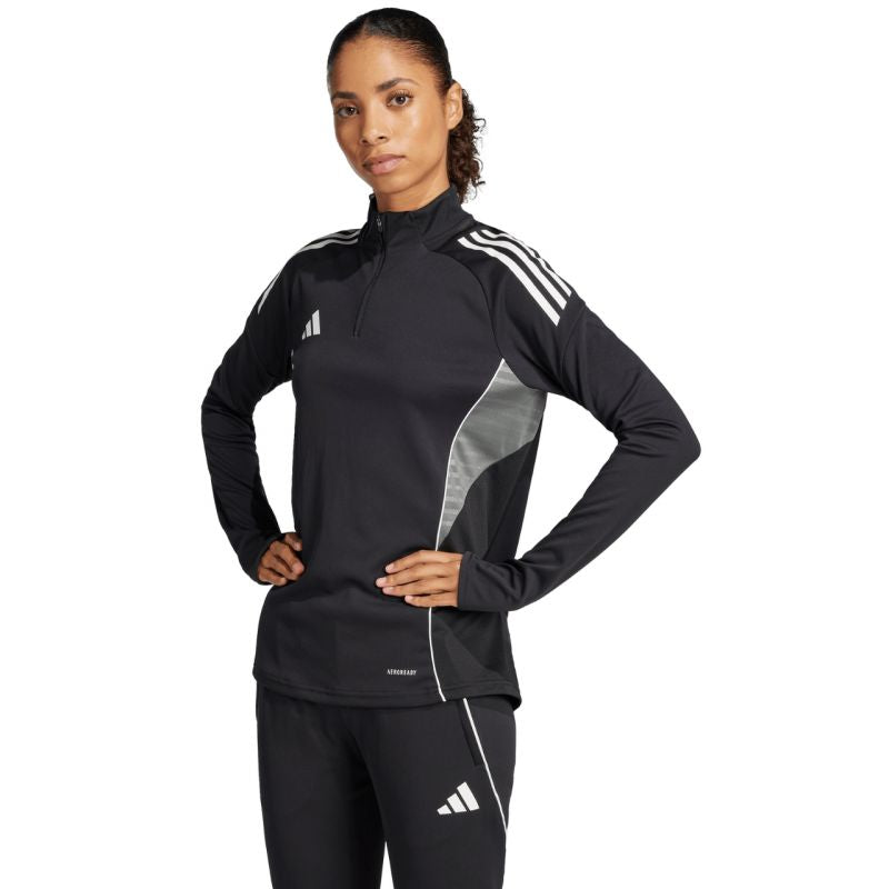 adidas Tiro 25 Competition Training Top Women's Sweatshirt Black and Gray JC6273 To be categorized Your Sports Performance