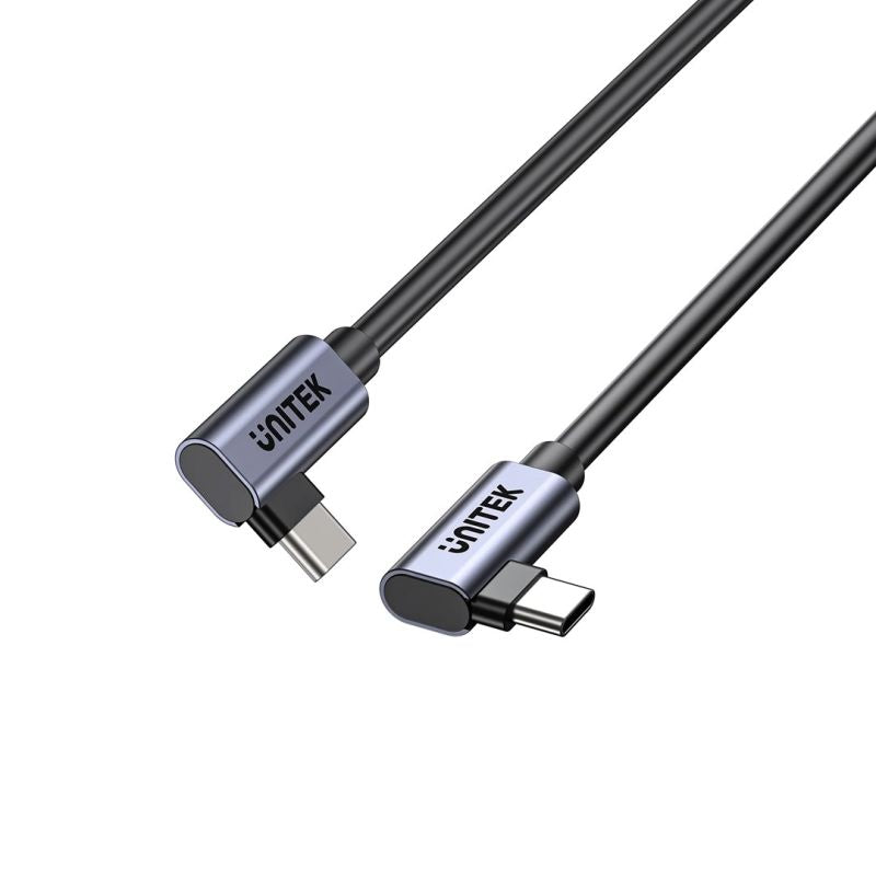 UNITEK USB-C CABLE ANGLED 90°/90° PD 100W M/M 0.5M Kable i adaptery/Kable USB Your Sports Performance