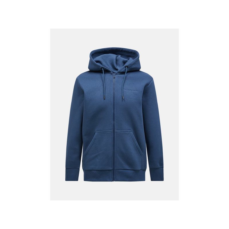Peak Performance M Original Small Logo Zip sweatshirt blue Peak Performance