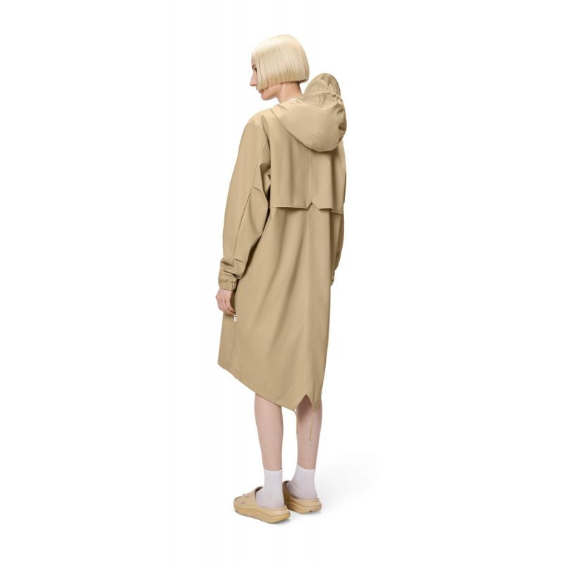 Rains unisex Fishtail Parka W3 18140 24 SAND Clothing/Outdoor/Rains Your Sports Performance