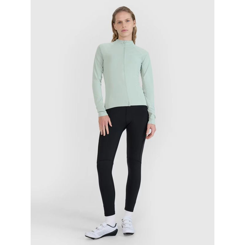 Women's cycling leggings with gel-foam padding and suspenders 4F 4FWSS25TFTIF331-20S *Kategoria tymczasowa Your Sports Performance