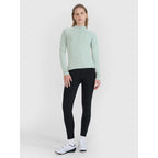 Women's cycling leggings with gel-foam padding and suspenders 4F 4FWSS25TFTIF331-20S *Kategoria tymczasowa Your Sports Performance