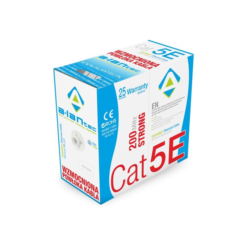 ALANTEC REINFORCED U/UTP cat.5e PVC Eca network cable 305m Kable, gniazda i wtyki/Kable sieciowe Your Sports Performance