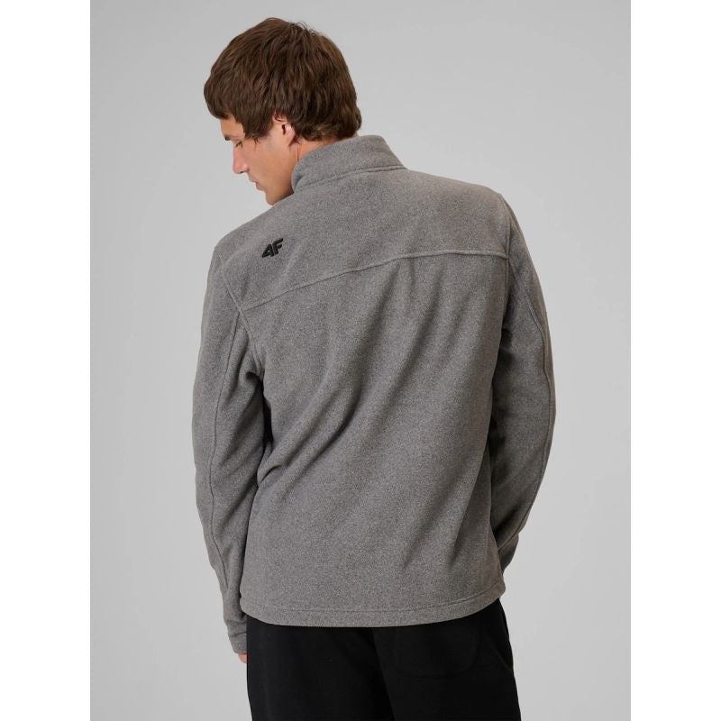 Regular men's fleece with stand-up collar 4F 4FRAW26TFLEM542-24M