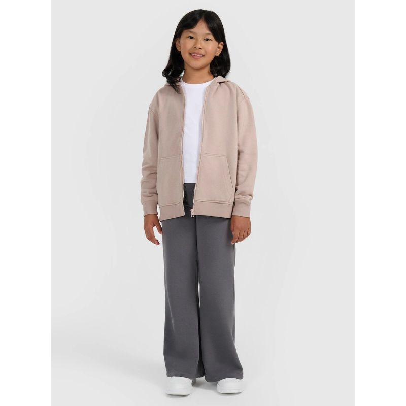 Girls' 4F Zip-Up Hoodie 4FJRAW25TSWSF2466-83S