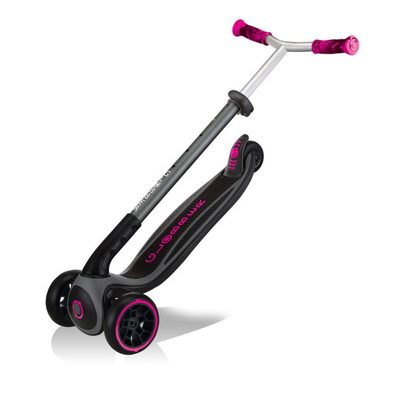 Globber Master Prime 3-Wheel Scooter / Black - Neon Pink 664-110 Accessories/Skating/Hulajnogi Your Sports Performance