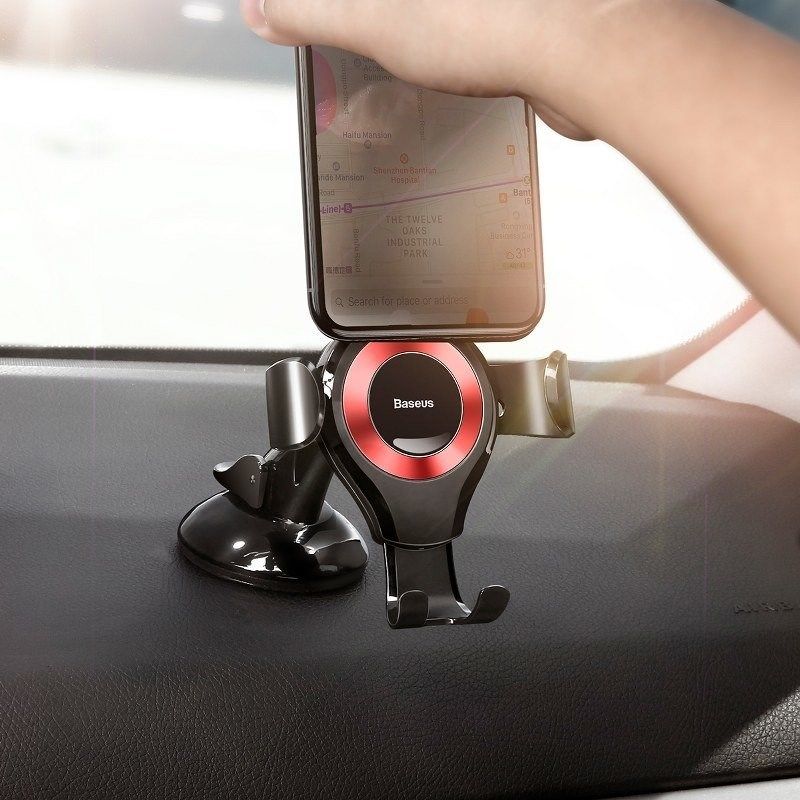 Baseus SUYL-XP09 smartphone car holder (black and red) In preparation Your Sports Performance