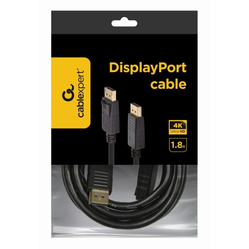 GEMBIRD CC-DP2-6 cable (DisplayPort M - DisplayPort M; 1.8m; black) Kable i adaptery/Kable DisplayPort Your Sports Performance