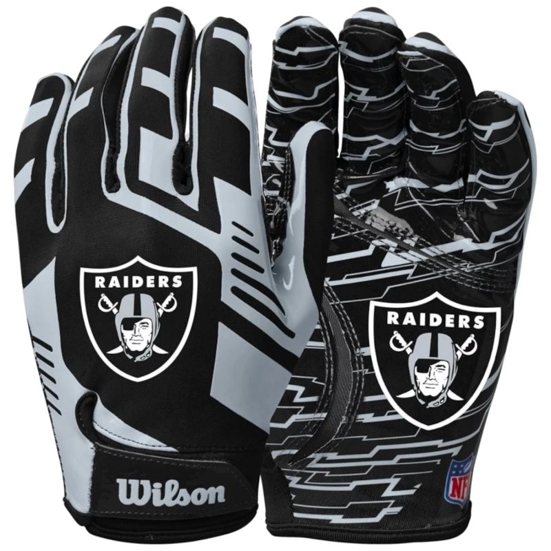 Wilson NFL Stretch Fit Receivers Gloves WTF9326LV Black One size In preparation Your Sports Performance
