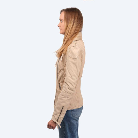 Wrangler Wmns Buffalo Leather Jacket W4003ZB29 In preparation Your Sports Performance