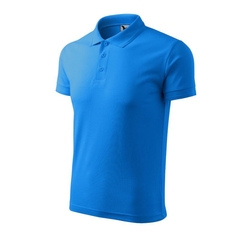 Men's Pique Polo Shirt (snorkel blue) In preparation Your Sports Performance