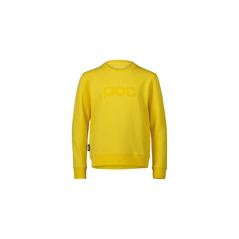POC Crew Jr Kids' Sweatshirt Yellow Import z PMSport Your Sports Performance