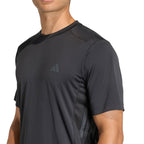 Men's adidas Tech Essentials Workout 3-Stripes T-shirt black KQ7485