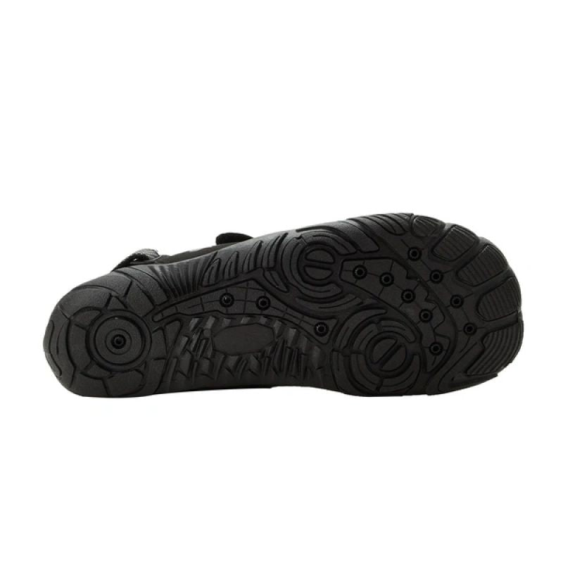 ProWater men's quick-drying non-slip swimming shoes, black and gray