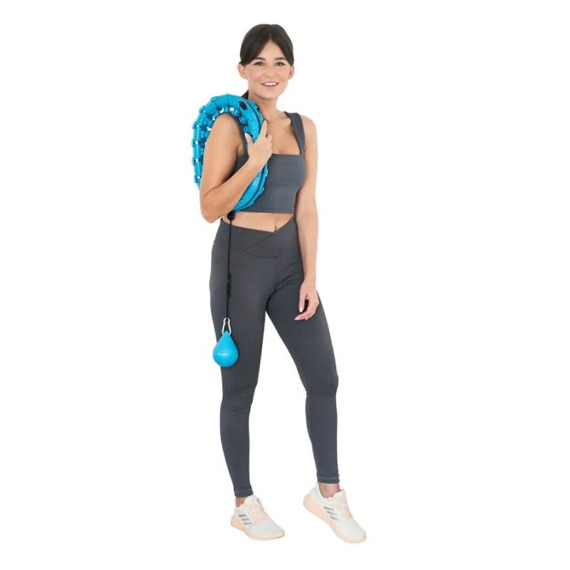 HMS HHW01 hula hoop with studs and weight, blue In preparation Your Sports Performance