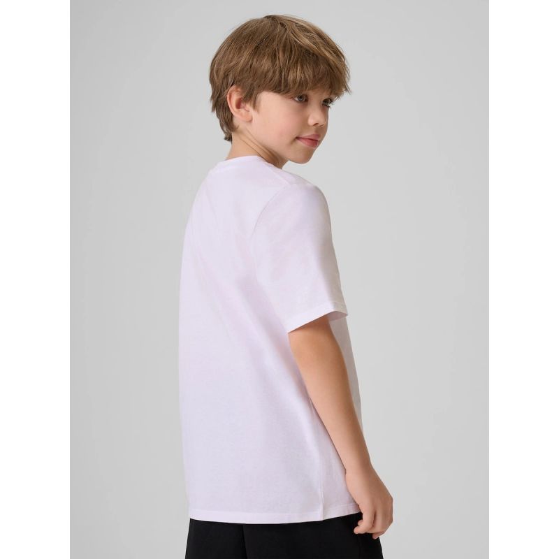 Boy's cotton T-shirt 4F 4FJRSS26TTSHM4280-10S
