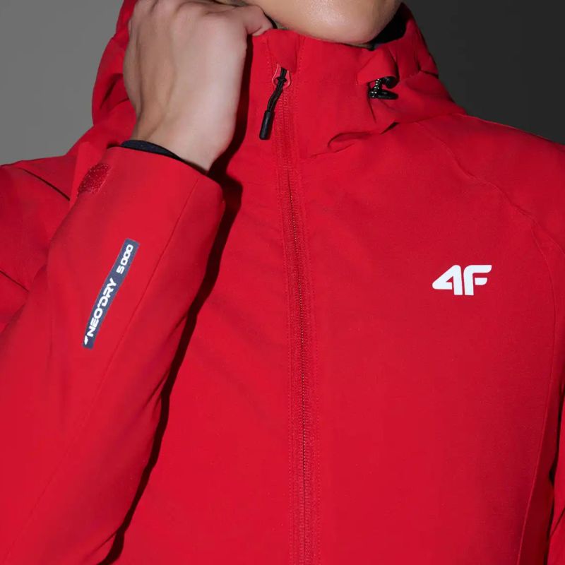 Women’s 4F F1221 Ski Jacket, Red 4FWAW26TTJAF1221 62S