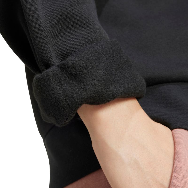adidas Essentials Small Logo Feelcozy Women's Sweatshirt Black JC5932