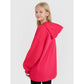 Girls' sweatshirt with a hood, open, 4F 4FJRSS25TSWSF2235-62S *Kategoria tymczasowa Your Sports Performance