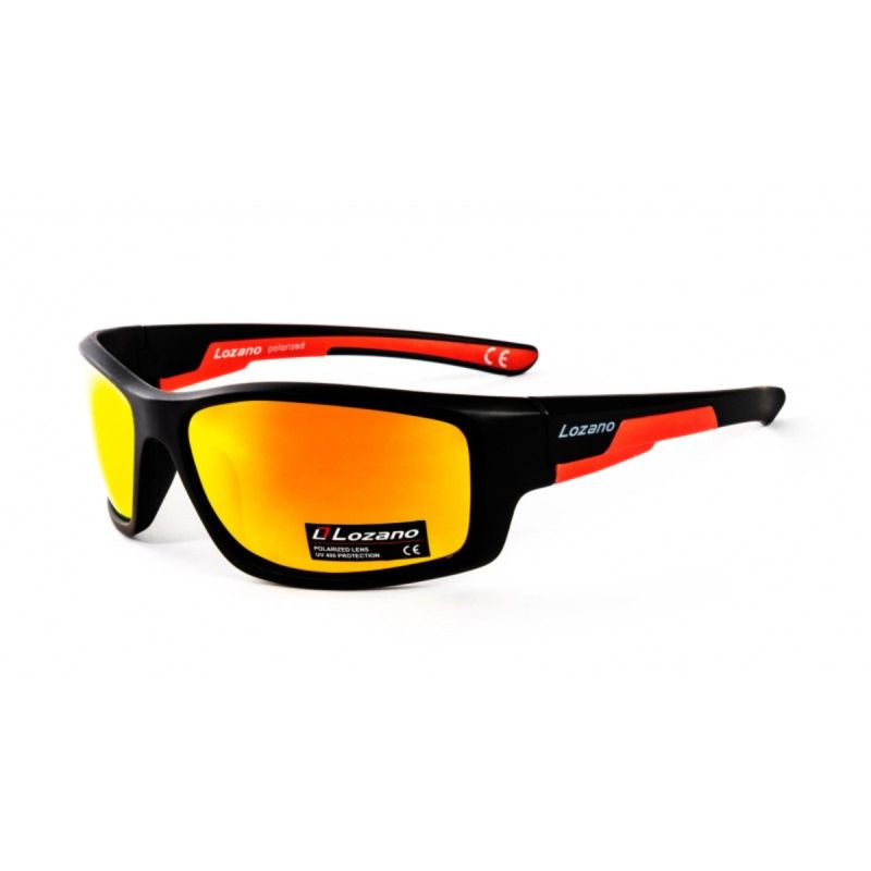 Lozano Polarized Mirrored Cycling Sunglasses - LZ133F Odzież/Okulary Your Sports Performance