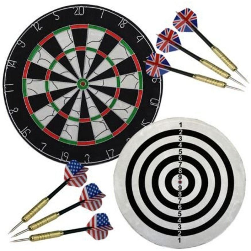 DART DELUXE 45CM AND 6 DARTS Sport/Sporty Towarzyskie/Dart Your Sports Performance