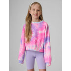 Girls' loose sweatshirt without hood 4F 4FJRSS26TSWSF2935-90A
