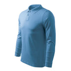 Malfini Single J polo shirt. LS M MLI-21114 azure Clothing/Lifestyle/T-shirts/Malfini Malfini
