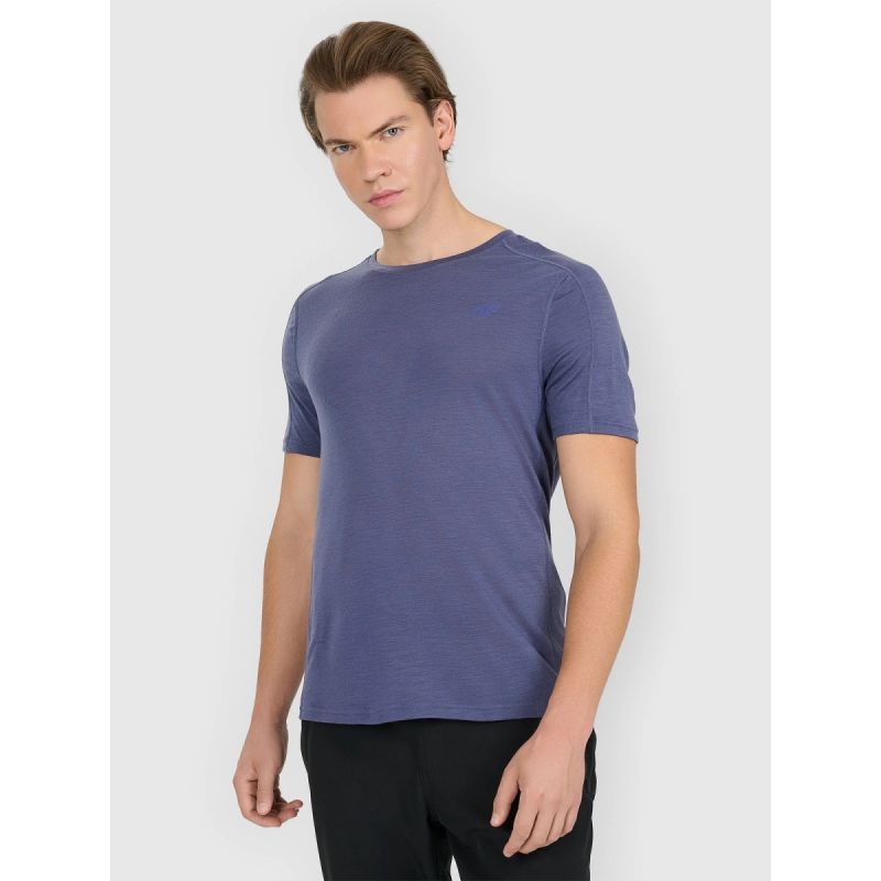 Men's 4F Merino Wool Trekking T-shirt 4FWAW25TFTSM1526-32S 4f