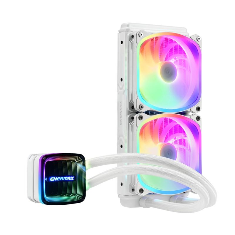 Enermax Aquafusion ADV 240mm RGB Liquid CPU Cooler White Chłodzenie/Chłodzenie CPU Your Sports Performance