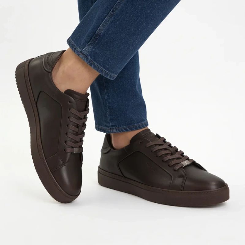 Men's brown leather sneakers Filippo MP8274