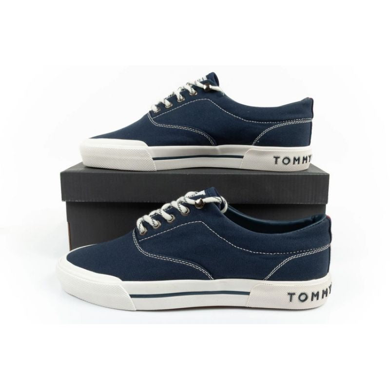 Tommy Hilfiger men's sports shoes sneakers fashionable comfortable navy blue In preparation Your Sports Performance