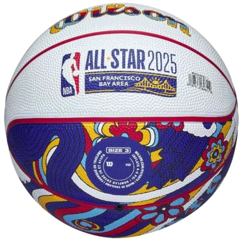 Wilson 2025 NBA All Star Mini Ball Basketball WZ3020201XB Accessories/Balls/Basketball Your Sports Performance