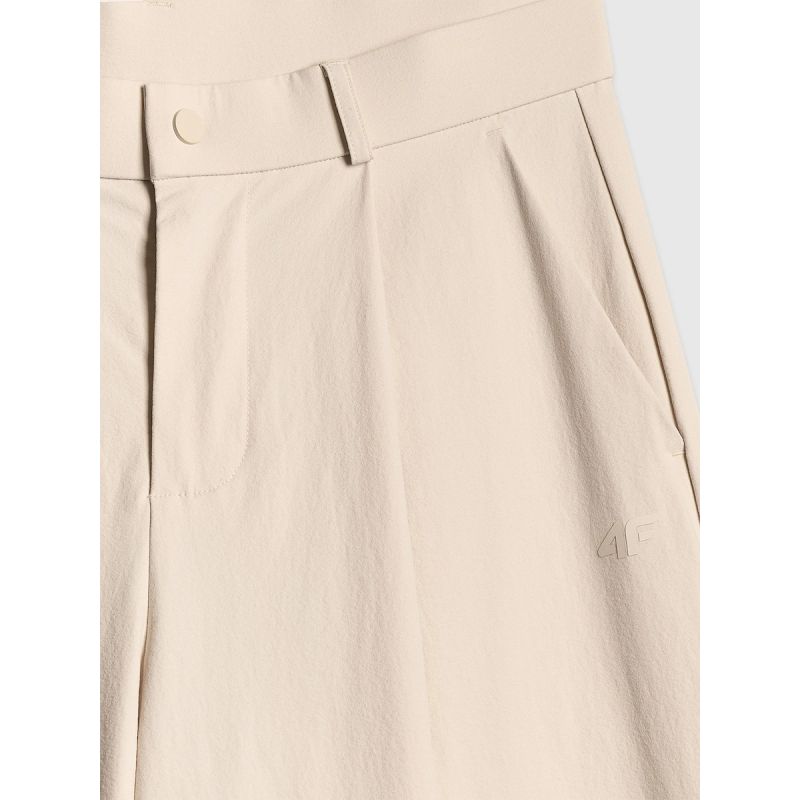 Women's wide leg trousers 4F 4FRSS26TTROF1970-12S 4f