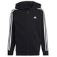 Sweatshirt adidas 3 Stripes FL Full-Zip Hoody Jr. HR6331 Clothing/Lifestyle Adidas