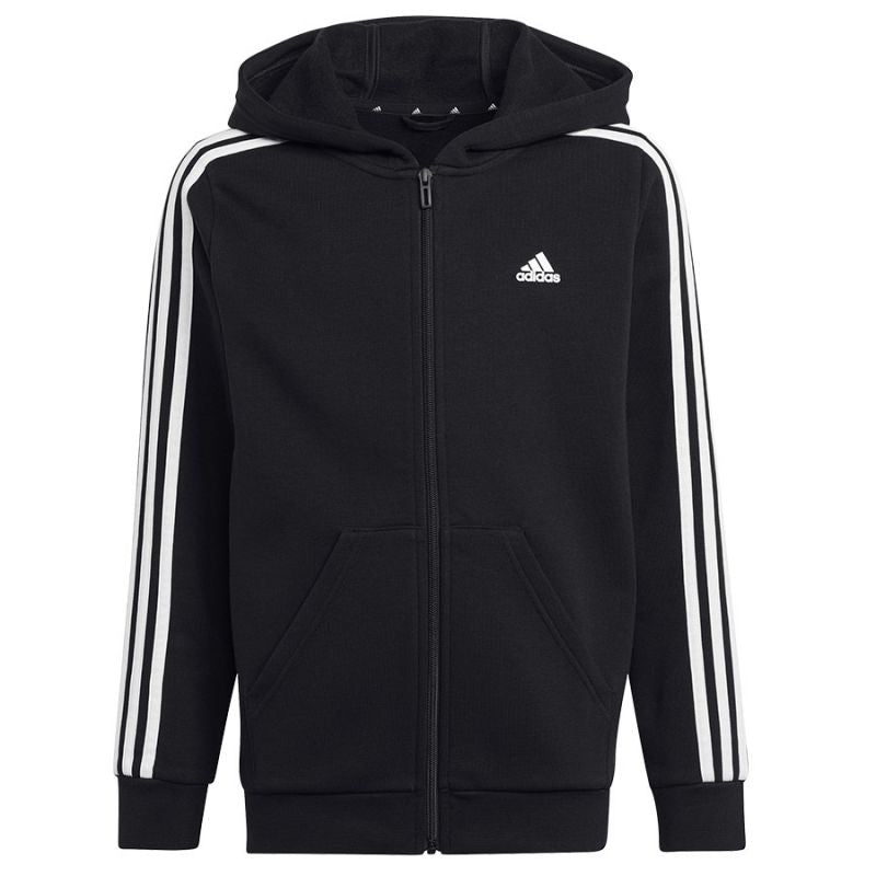 Sweatshirt adidas 3 Stripes FL Full-Zip Hoody Jr. HR6331 Clothing/Lifestyle Adidas