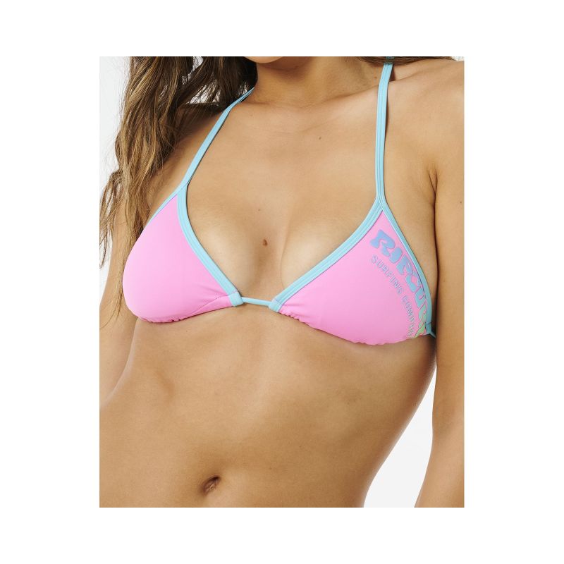 RIP CURL Surf Puff Sliding Tri Bra Pink
