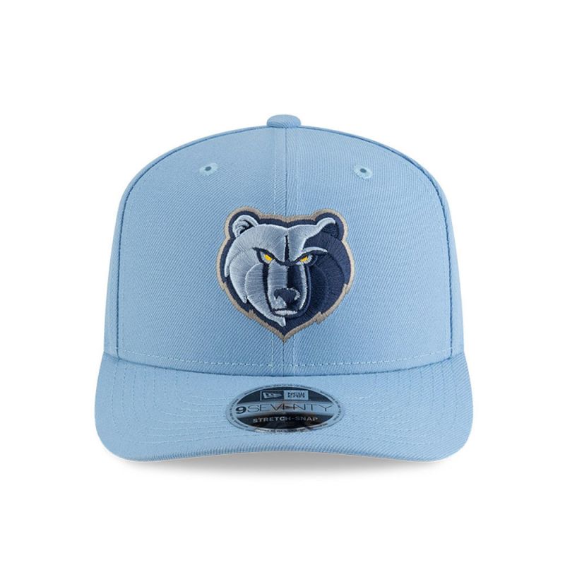 New Era 9SEVENTY Memphis Grizzlies NBA Team Blue Stretch Snapback Cap - 60755453 Odzież/Czapki/Czapki z daszkiem Your Sports Performance