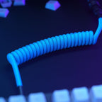Glorious Gaming GLO-KB-ACC-CBL-COIL-EBLU Keyboard/Mouse Cable Light Blue 1.4m Kable i adaptery/Kable USB Your Sports Performance