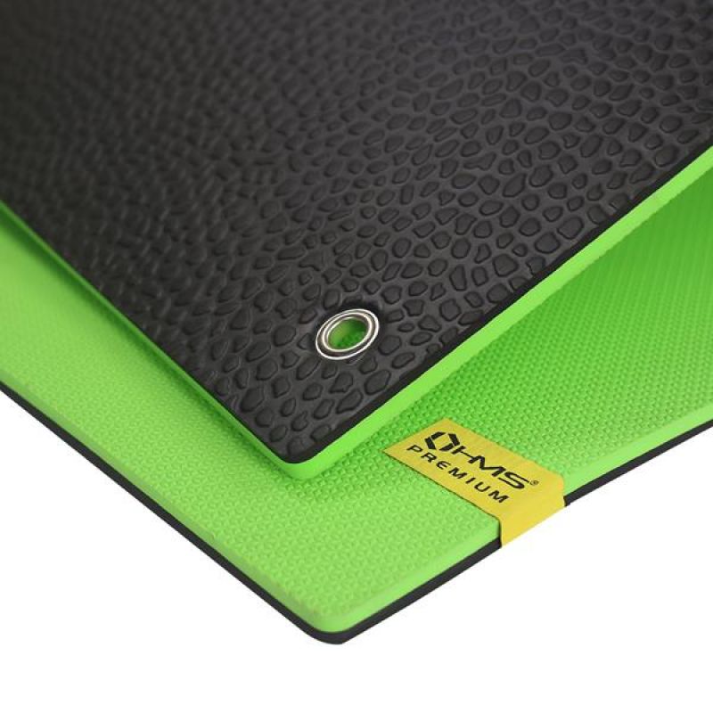 Club fitness mat with holes HMS Premium MFK03 Green-Black Accessories/Training equipment Your Sports Performance