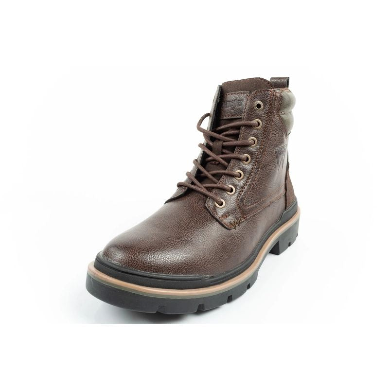 Wrangler Nevada men's boots Chelsea boots elegant fashionable dark brown In preparation Your Sports Performance