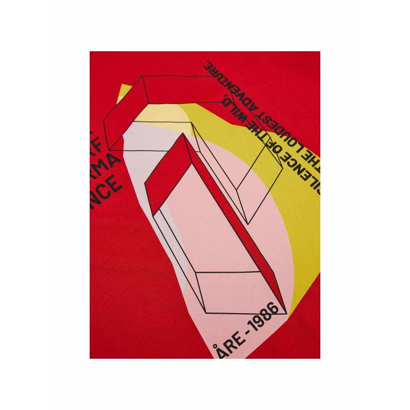 PEAK PERFORMANCE W Explore Graphic Tee Red