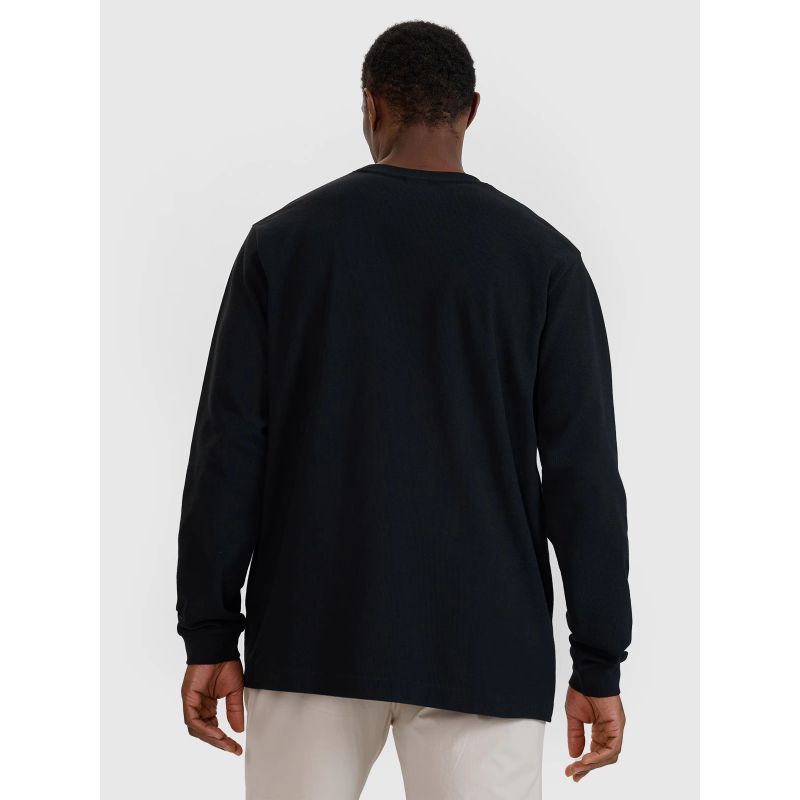 Men's oversize longsleeve with print 4F 4FWSS25TLONM390-20S *Kategoria tymczasowa Your Sports Performance