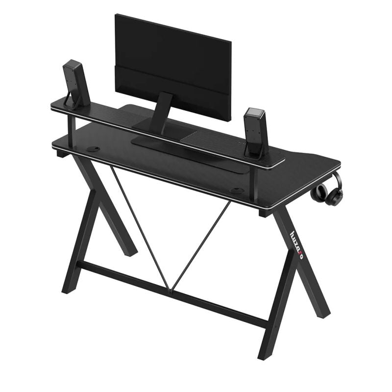 Huzaro Hero 1.9 Black Gaming Desk Gaming PC/Stoliki i biurka Your Sports Performance