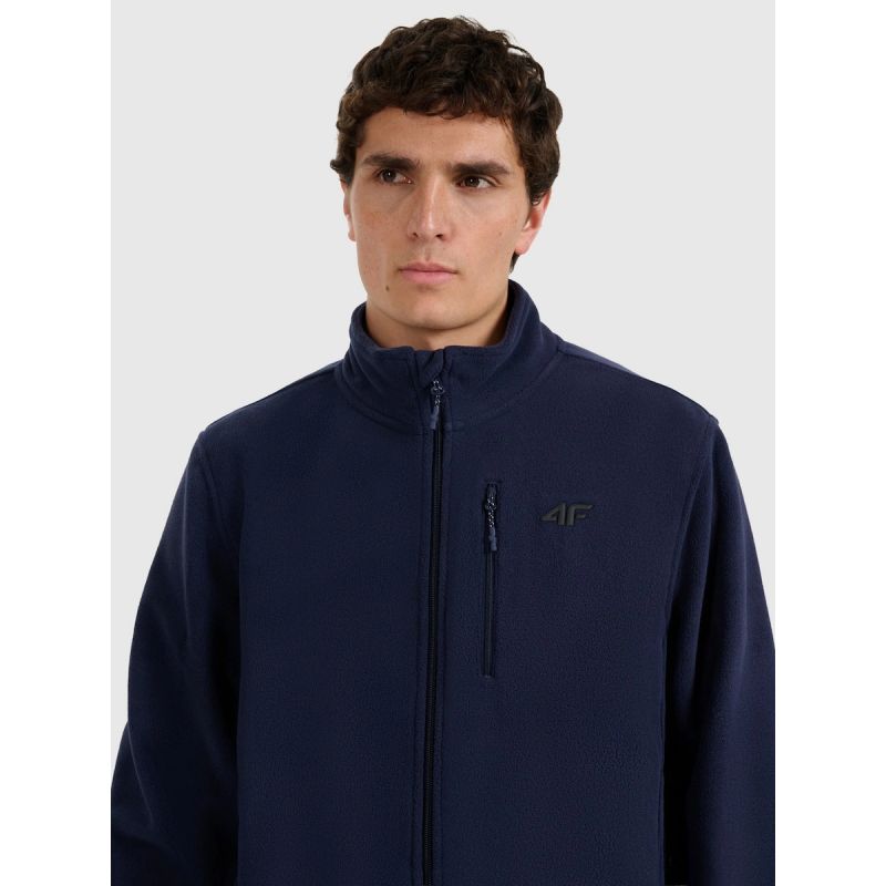 Men’s Regular-Fit Fleece with Stand Collar 4F 4FRMM00TFLEM435-31S