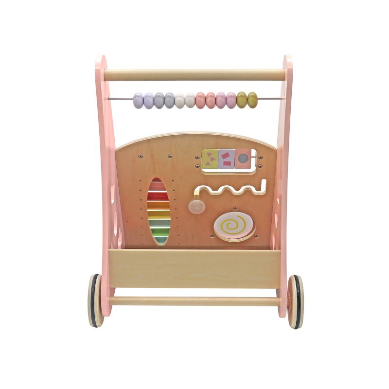 Pink wooden manipulative walker In preparation Your Sports Performance