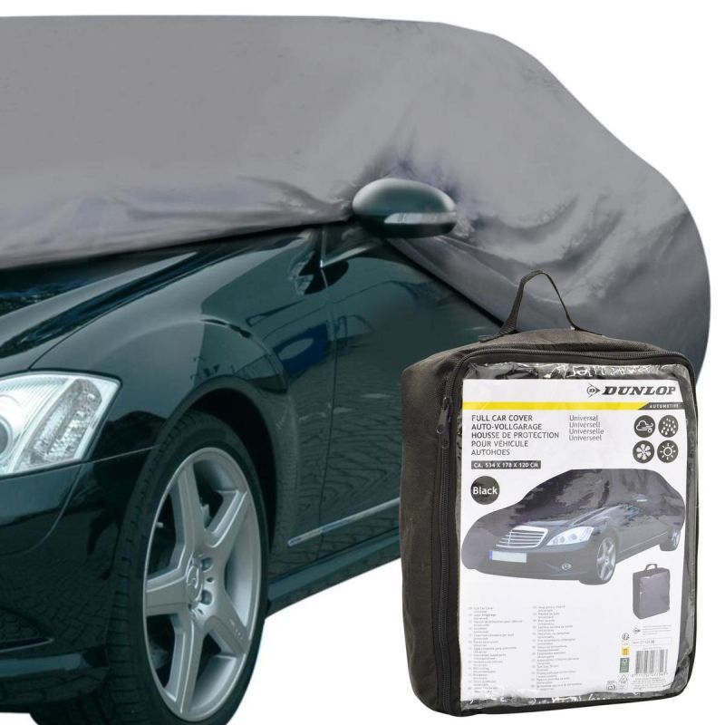 CAR COVER 534X178X120CM PEVA DUNLOP BLACK Dom I Ogród/Auto Your Sports Performance