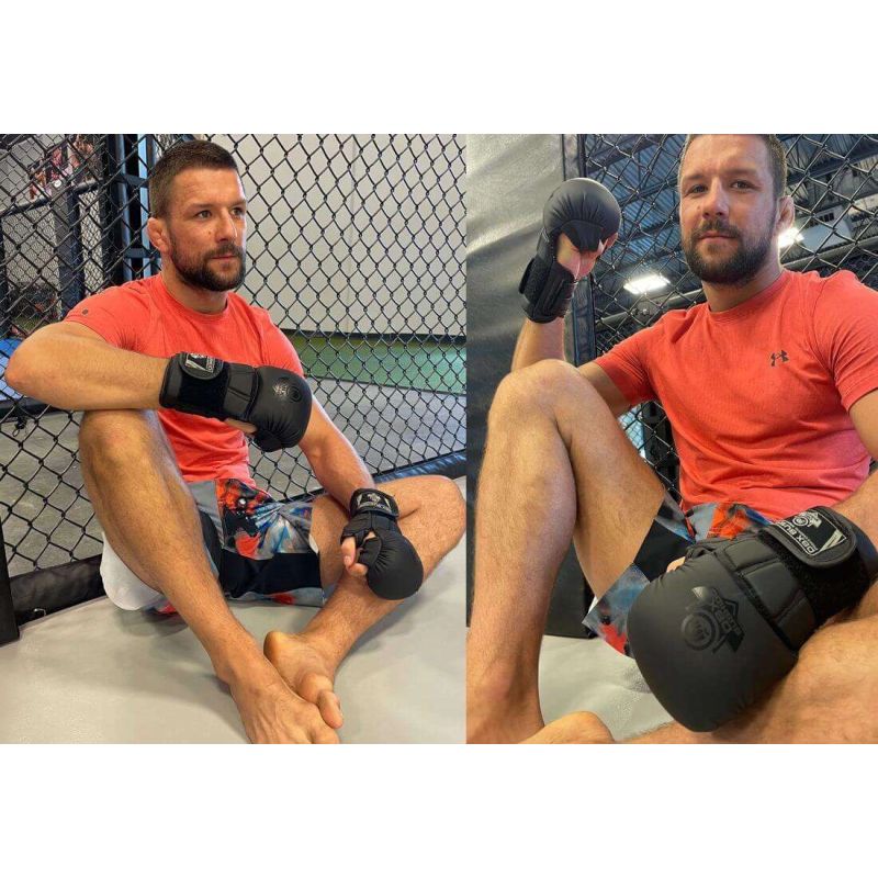 MMA Sparring Gloves M - Black Master - Valor Series