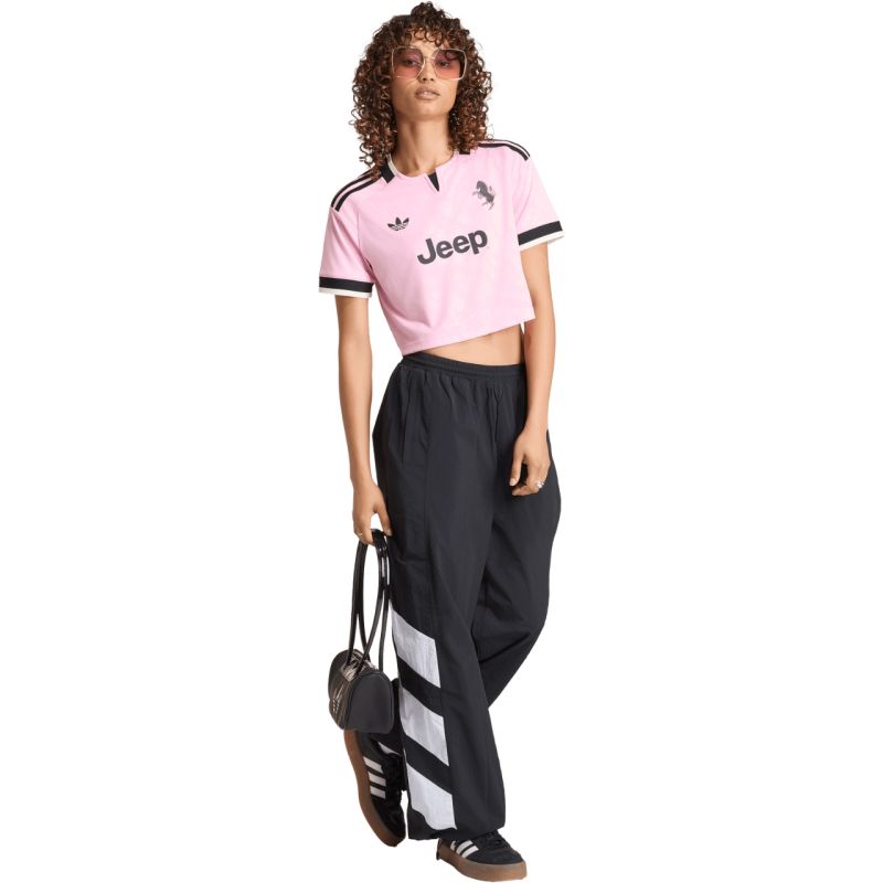 adidas Juventus 26/27 Away Cropped Jersey Women's Pink/Black KB8842