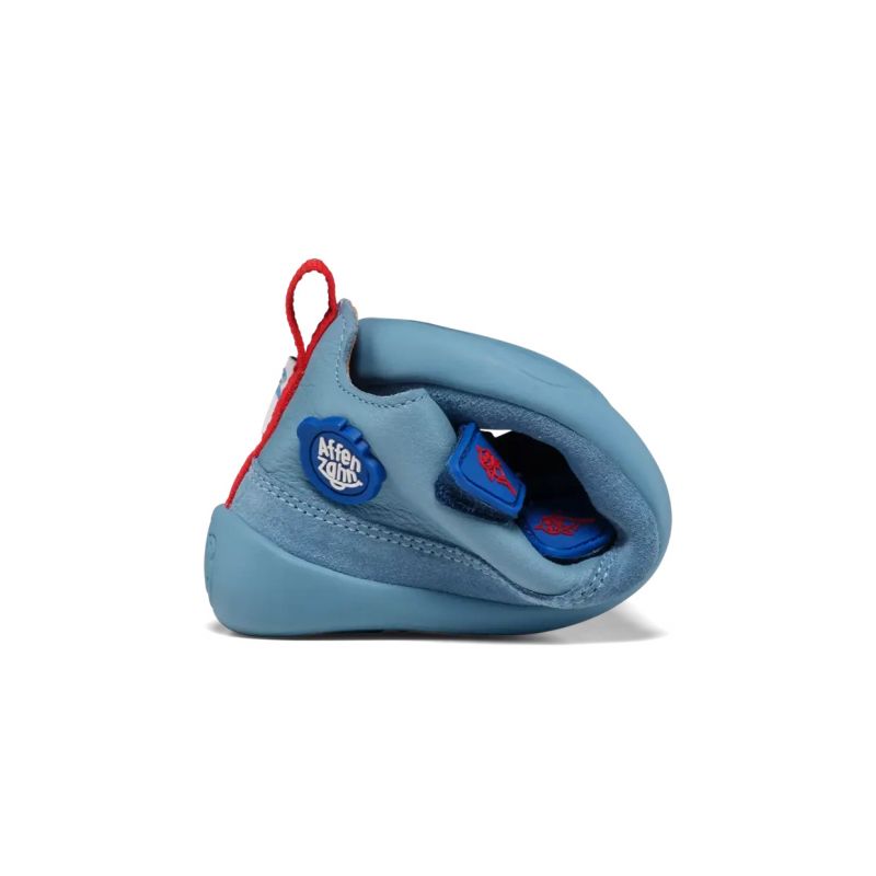 Affenzahn Halbschuh Leder Buddy Shark Jr shoes 00428-30211 Affenzahn