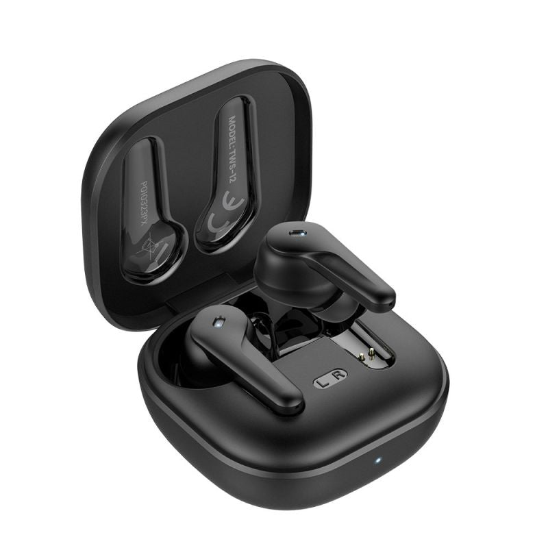 SAVIO WIRELESS BLUETOOTH 5.3 HEADPHONES WITH MICROPHONE, ANC, ENC, QC TWS-12 In preparation Your Sports Performance